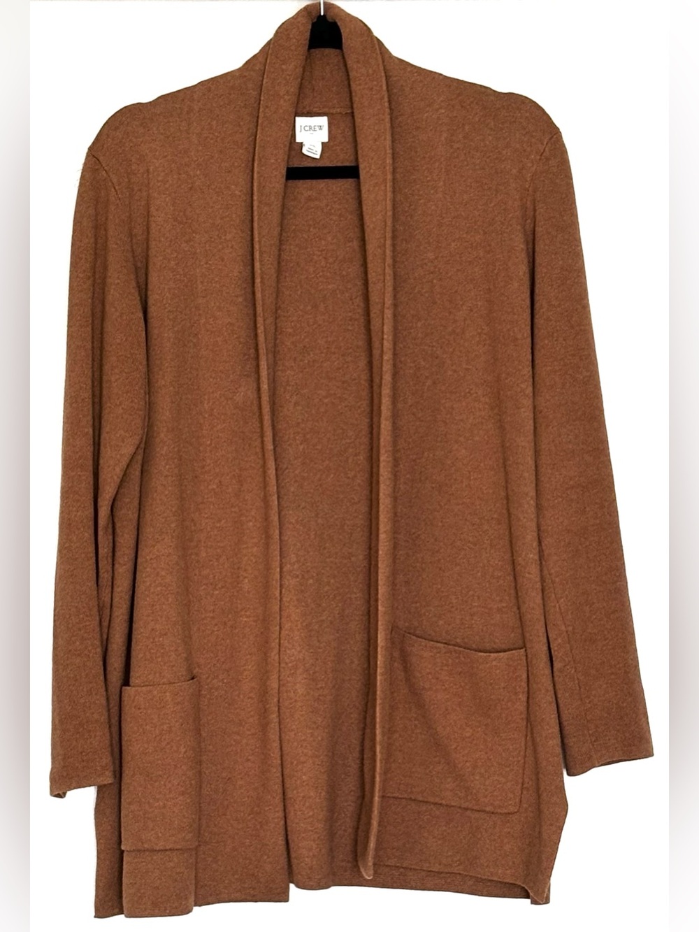 J.Crew Factory Chelsea Sweater Blazer Heather Caramel Size LP